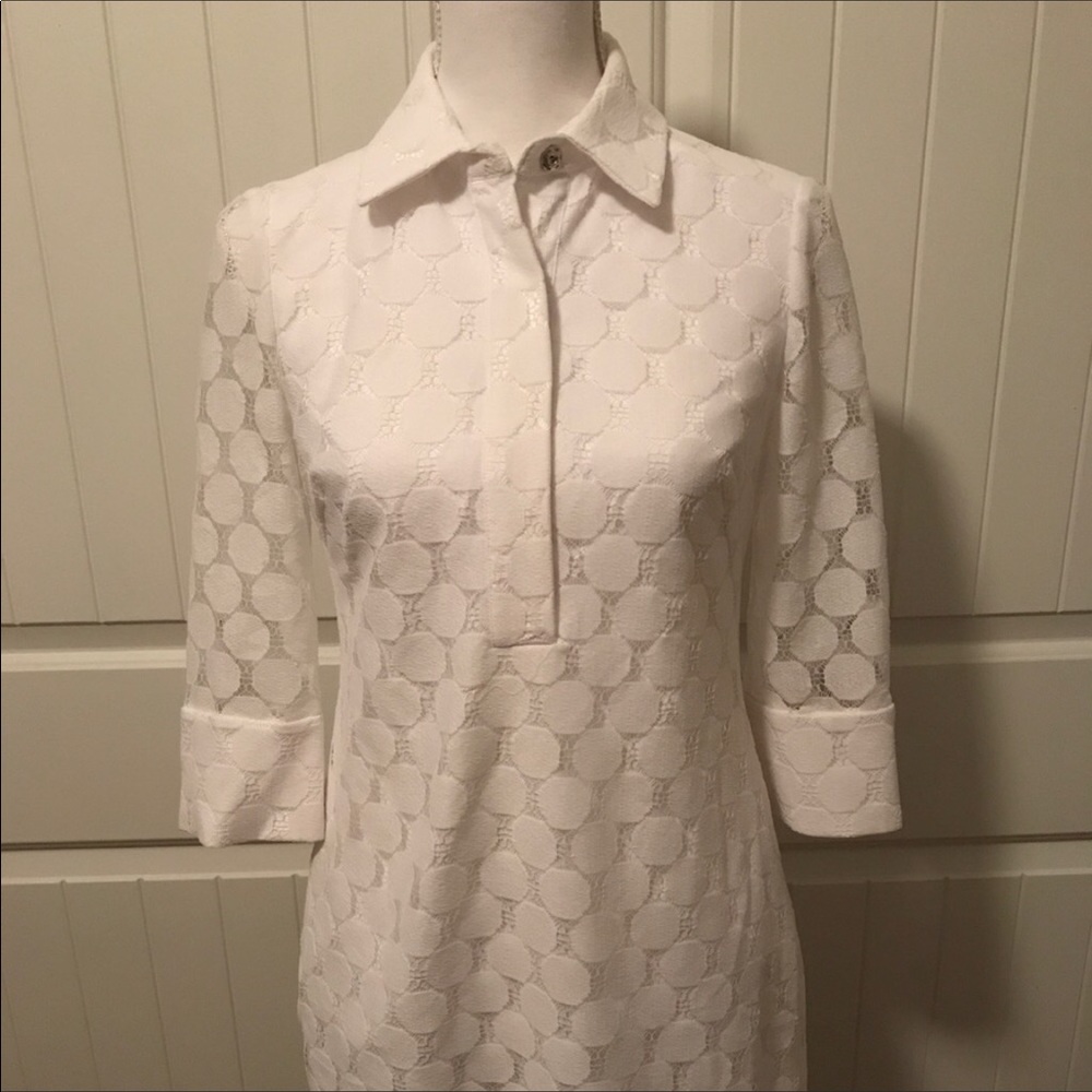 {ADRIANNA PAPELL} POPOVER DRESS